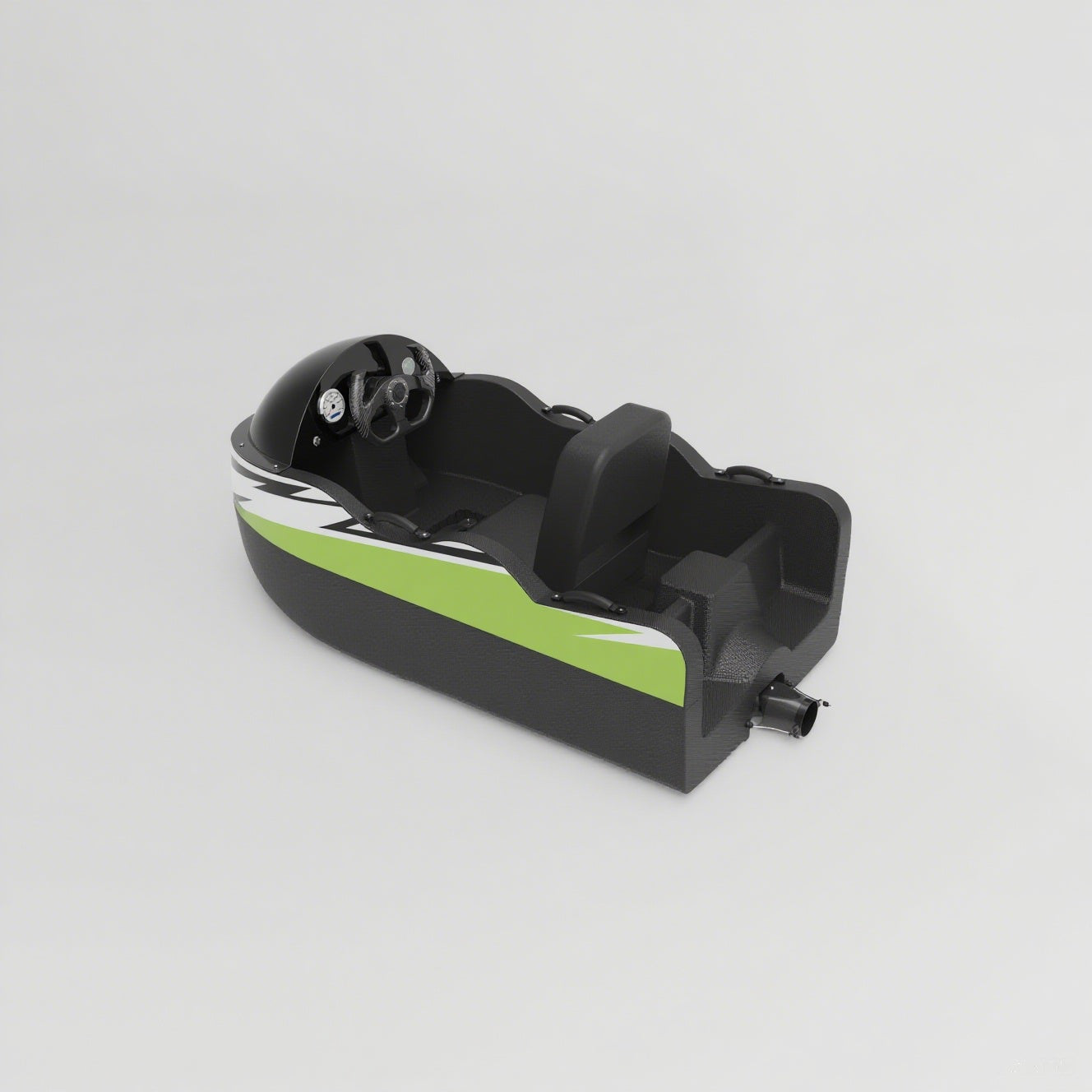 Electric Kart Boat with Jet Motor Power 15KW 4.5KWH Max Speed 34MPH