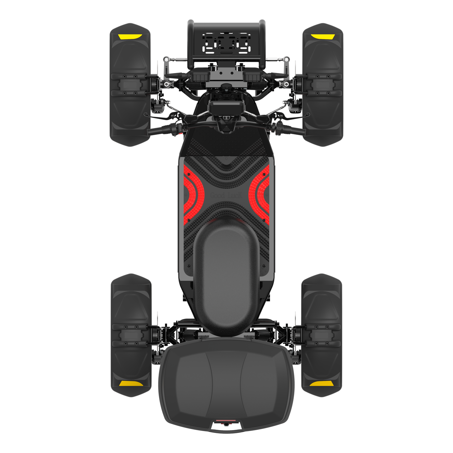 Electric ATV 2500W*4, 76V 59AH, 55km/h Max Speed, 21" Tires