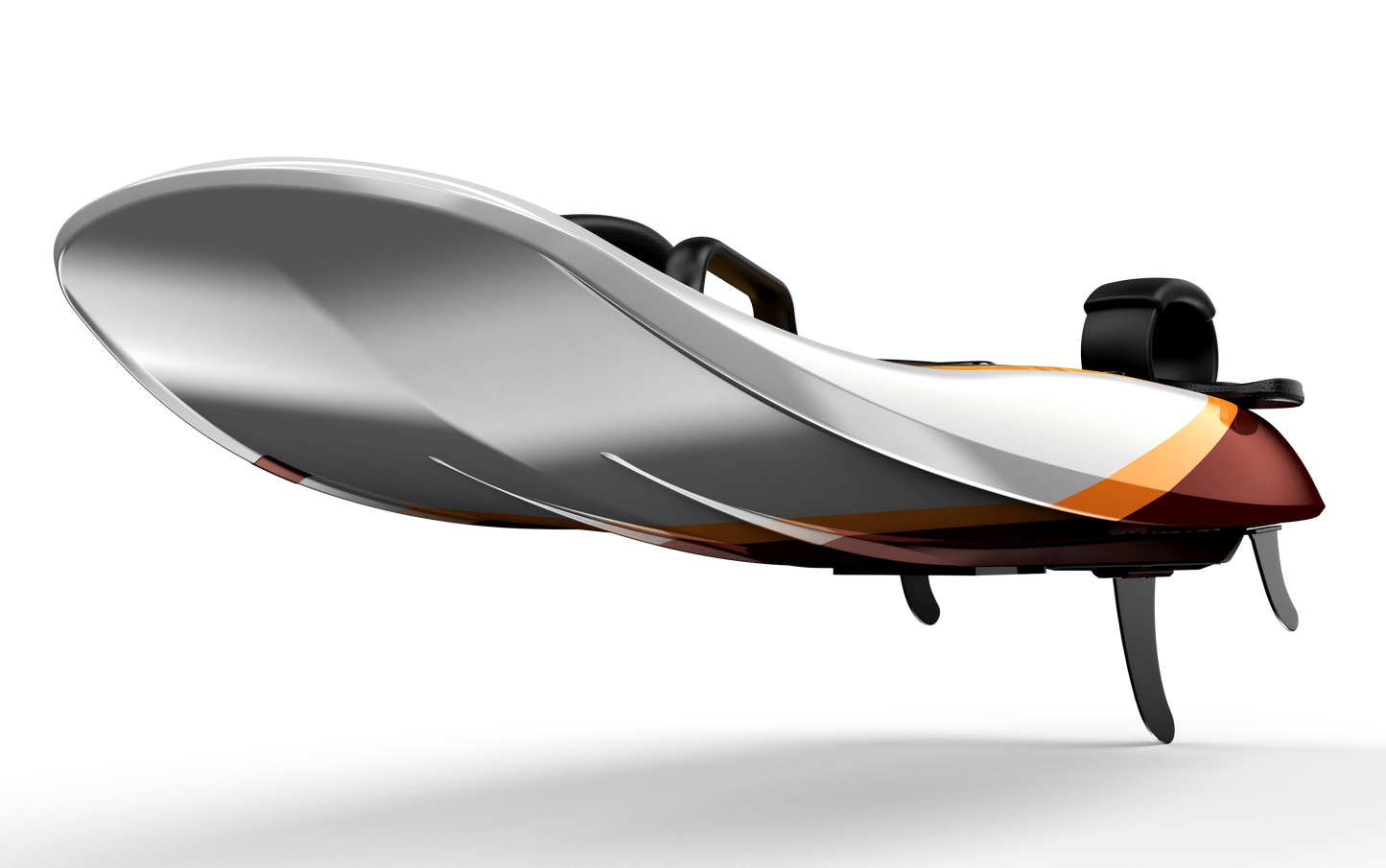 Fiber Glass Electric Surfboard FIG15 15KW 4.5KWH Max Speed 34mph Remote Control