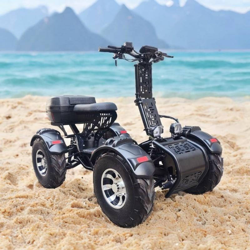 Electric ATV 2500W*4, 76V 59AH, 55km/h Max Speed, 21" Tires