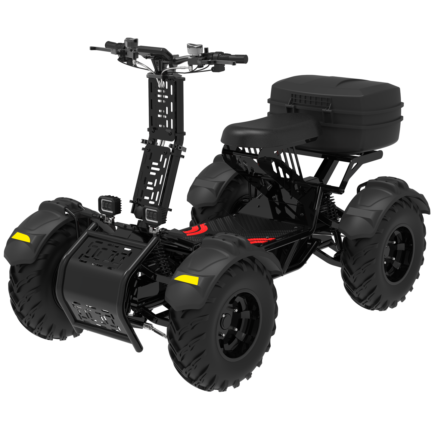Electric ATV 2500W*4, 76V 59AH, 55km/h Max Speed, 21" Tires