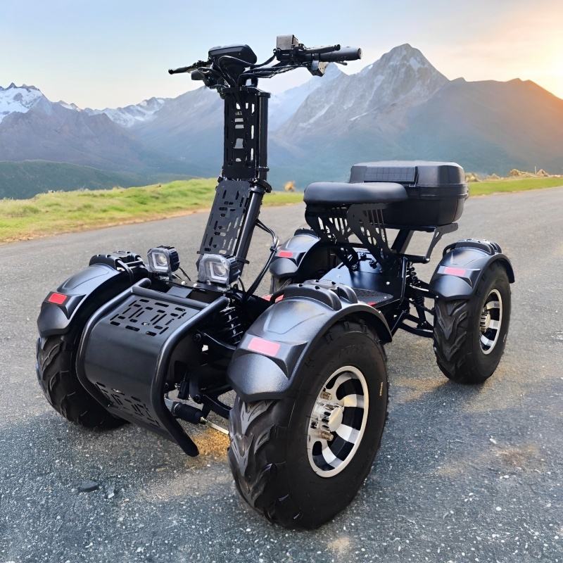 Electric ATV 2500W*4, 76V 59AH, 55km/h Max Speed, 21" Tires